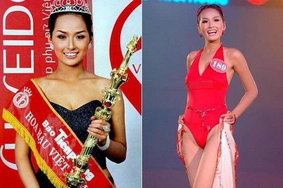 Hoa hậu Mai Phương Thúy thời điểm đăng quang.